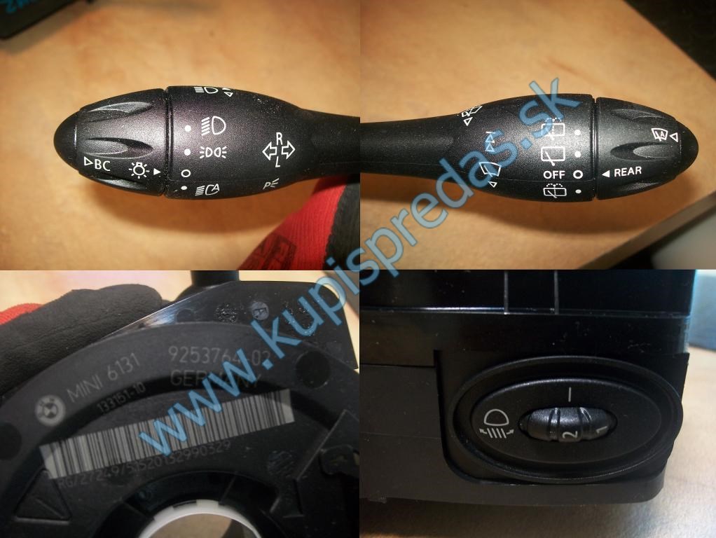 Ovládacie páčky pod volantom MINI COOPER ONE  